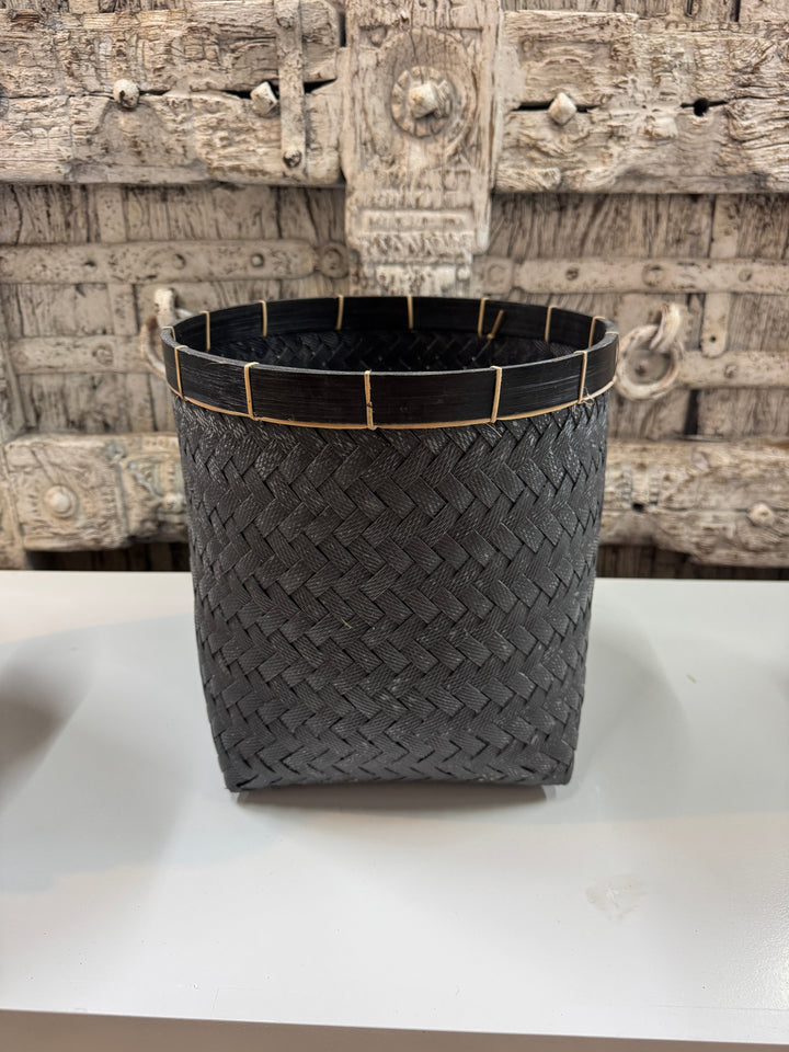 Synthetic Black Basket The Broward Design Center