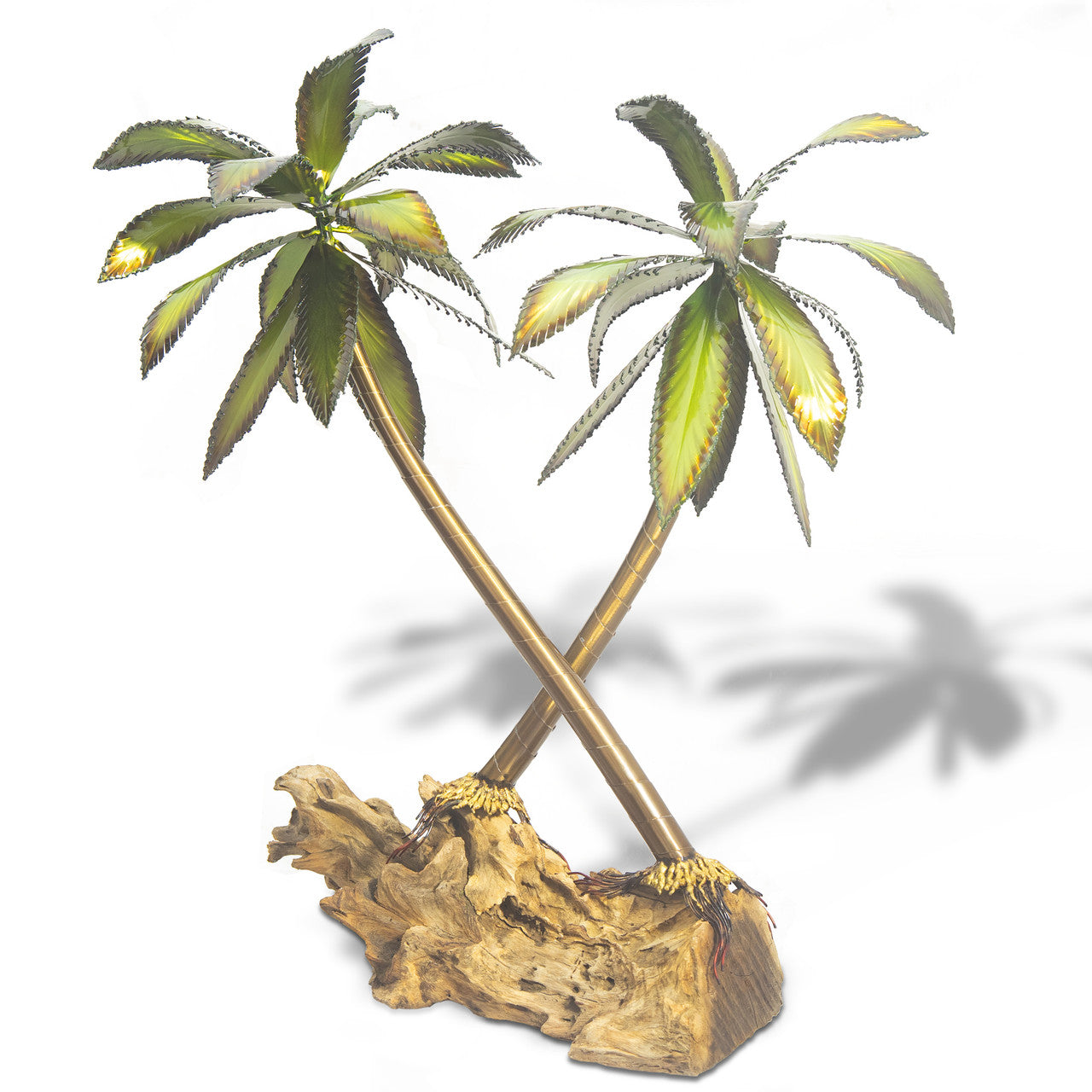 Double Palm Tree on Gamal Base copperart