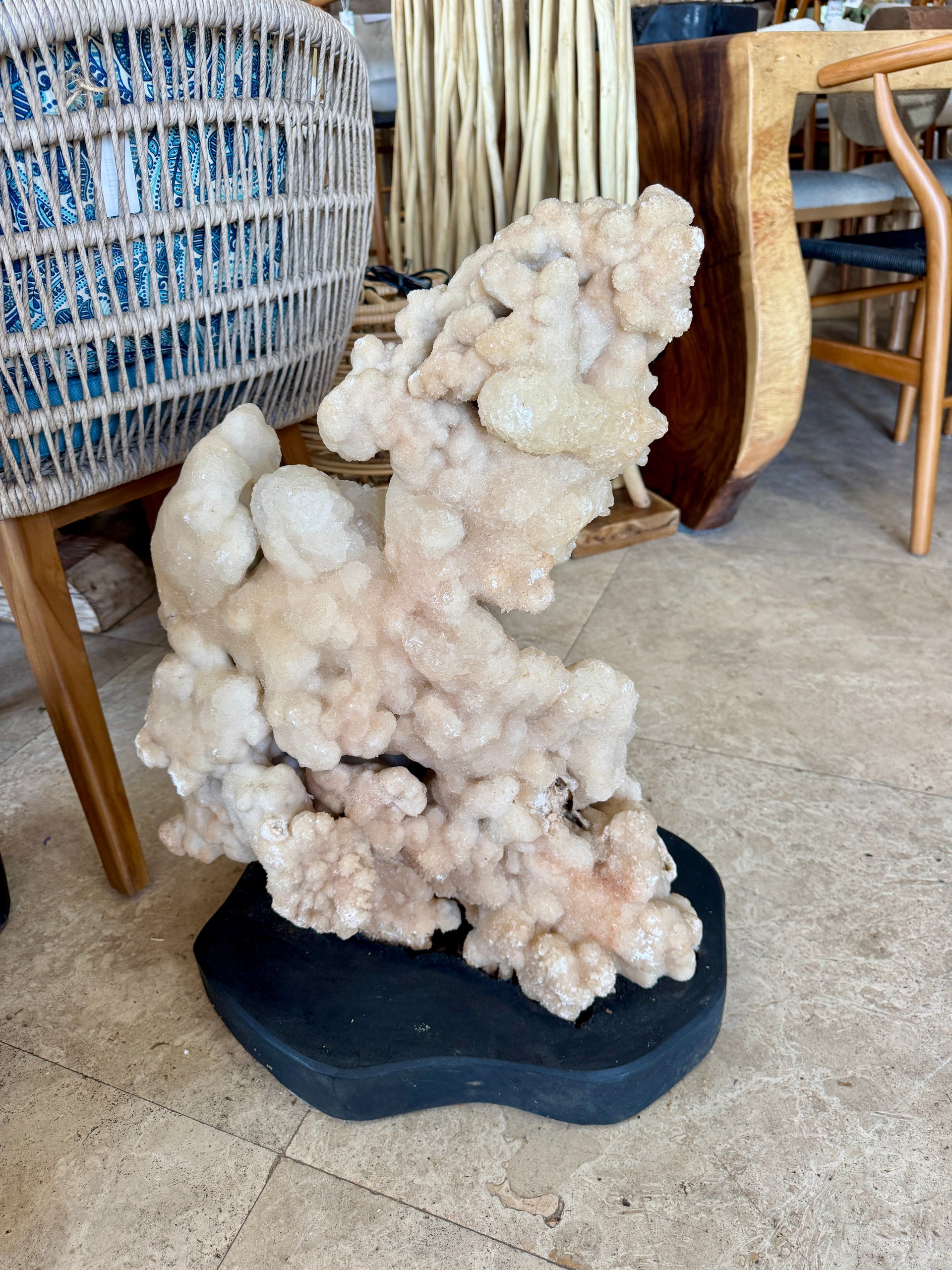 Stone Deco On Stand (2) Broward Design Center