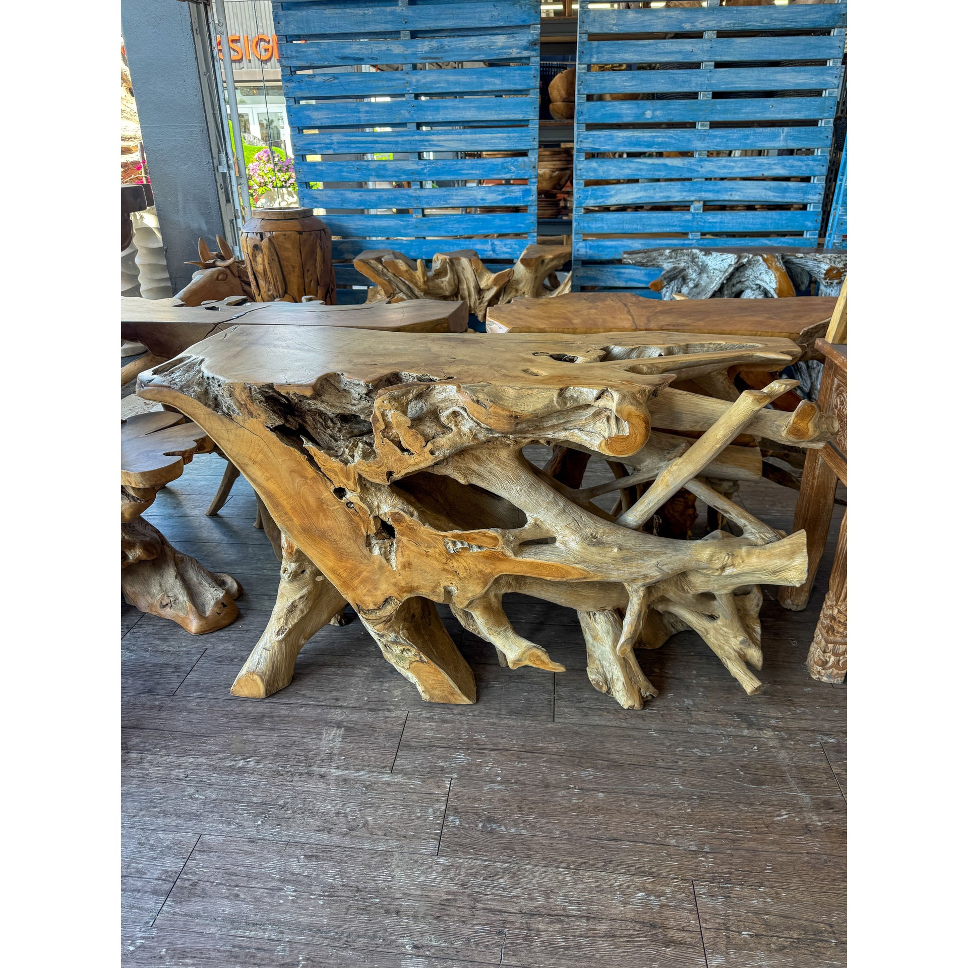 XL Teak Root Console Anteak