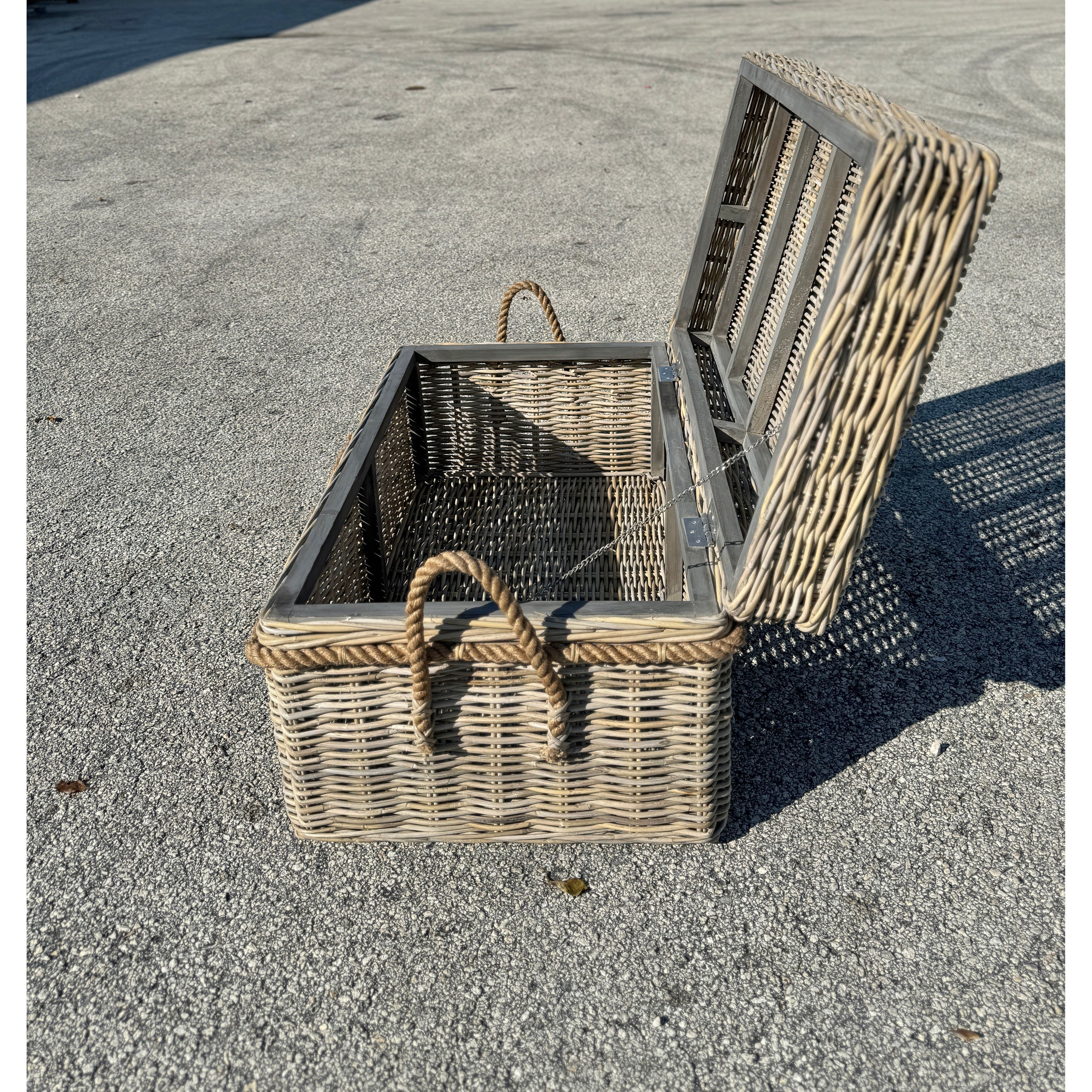 Key Largo Rattan Coffee Table Broward Design Center