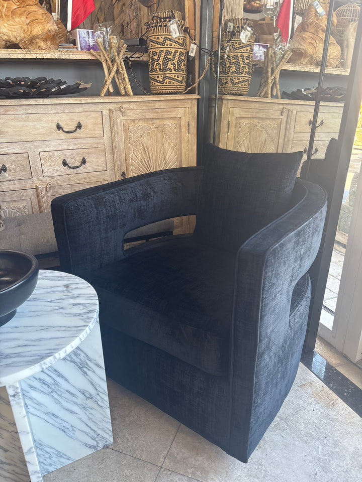 Black Swivel Chair The Broward Design Center