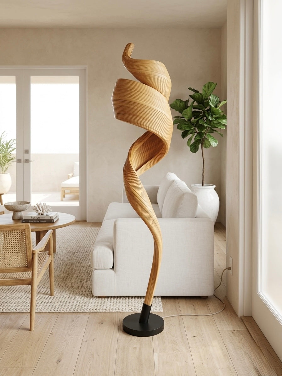 Driftwood Twist Floor Lamp