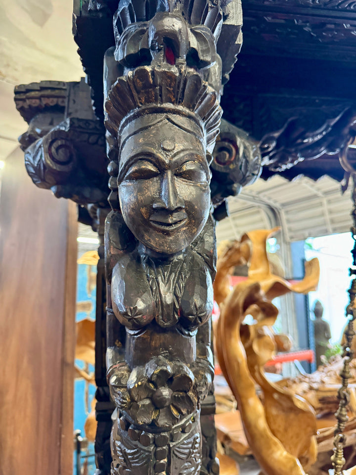 Hand Carved Indian Swing The Broward Design Center