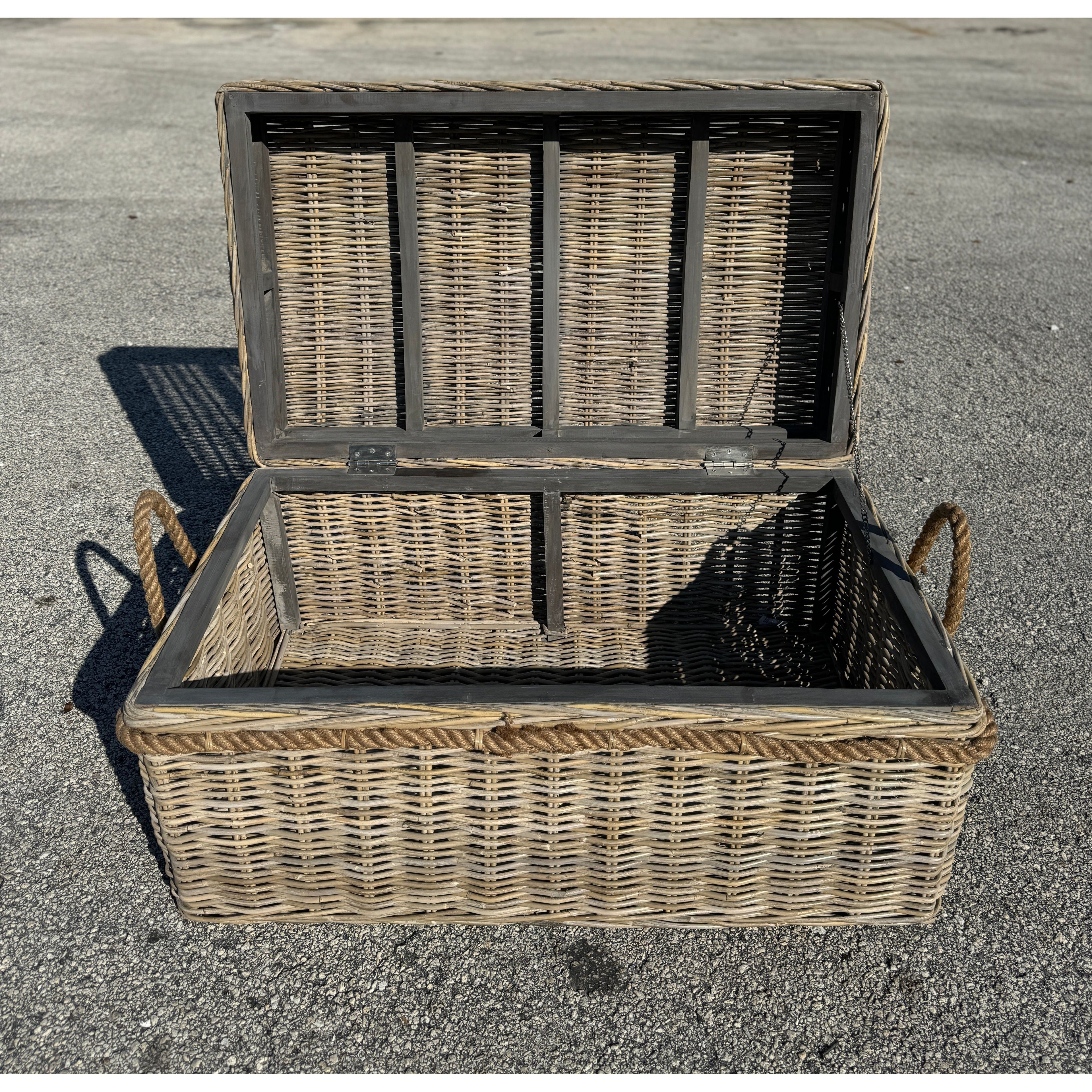 Key Largo Rattan Coffee Table Broward Design Center