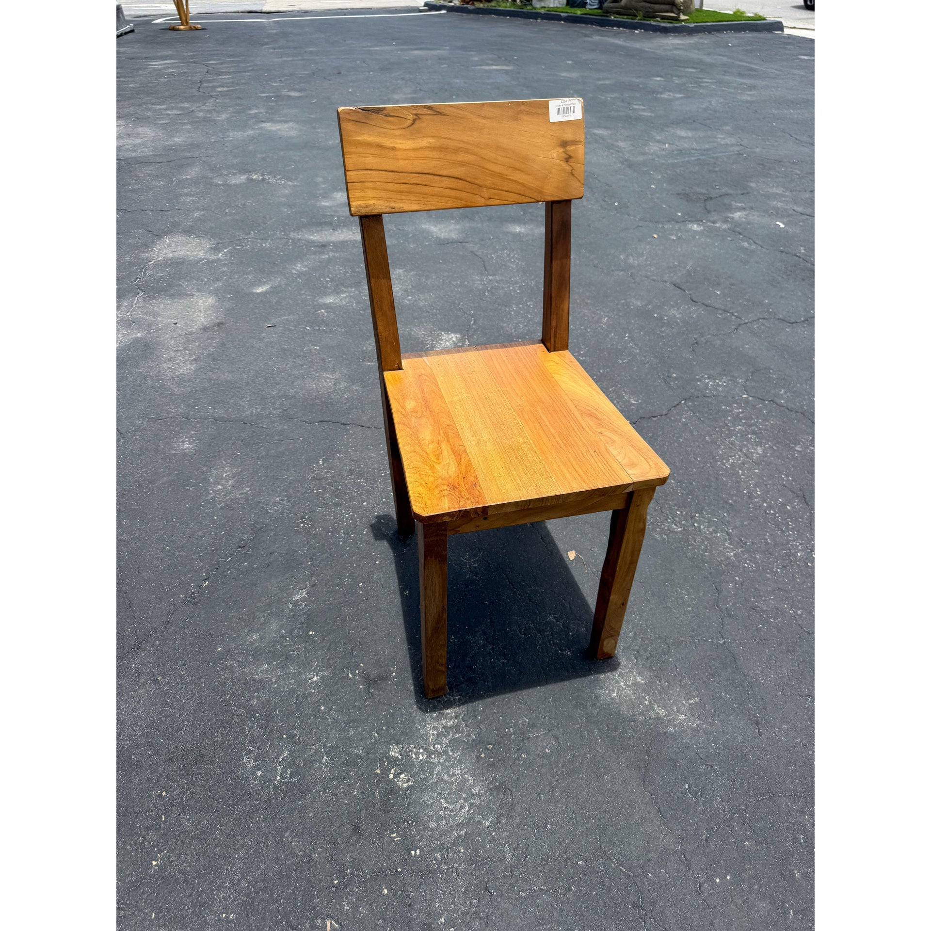 Teak Armless Chair Broward Design Center