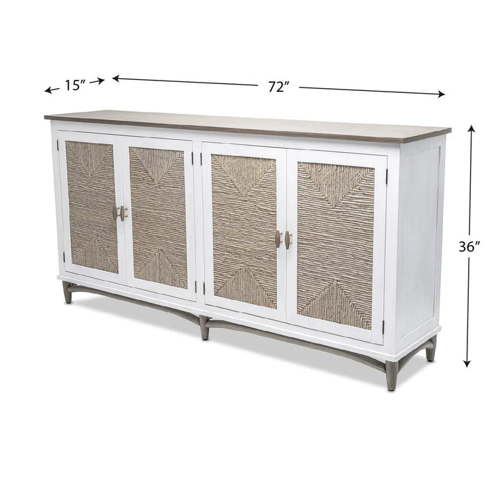 Port Royale 4-Door Credenza Lineage