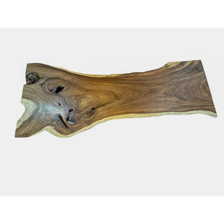 Sculpted Suar Live Edge Slab Table Broward Design Center