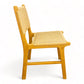 Teak & Synthetic Rope Armless Chair