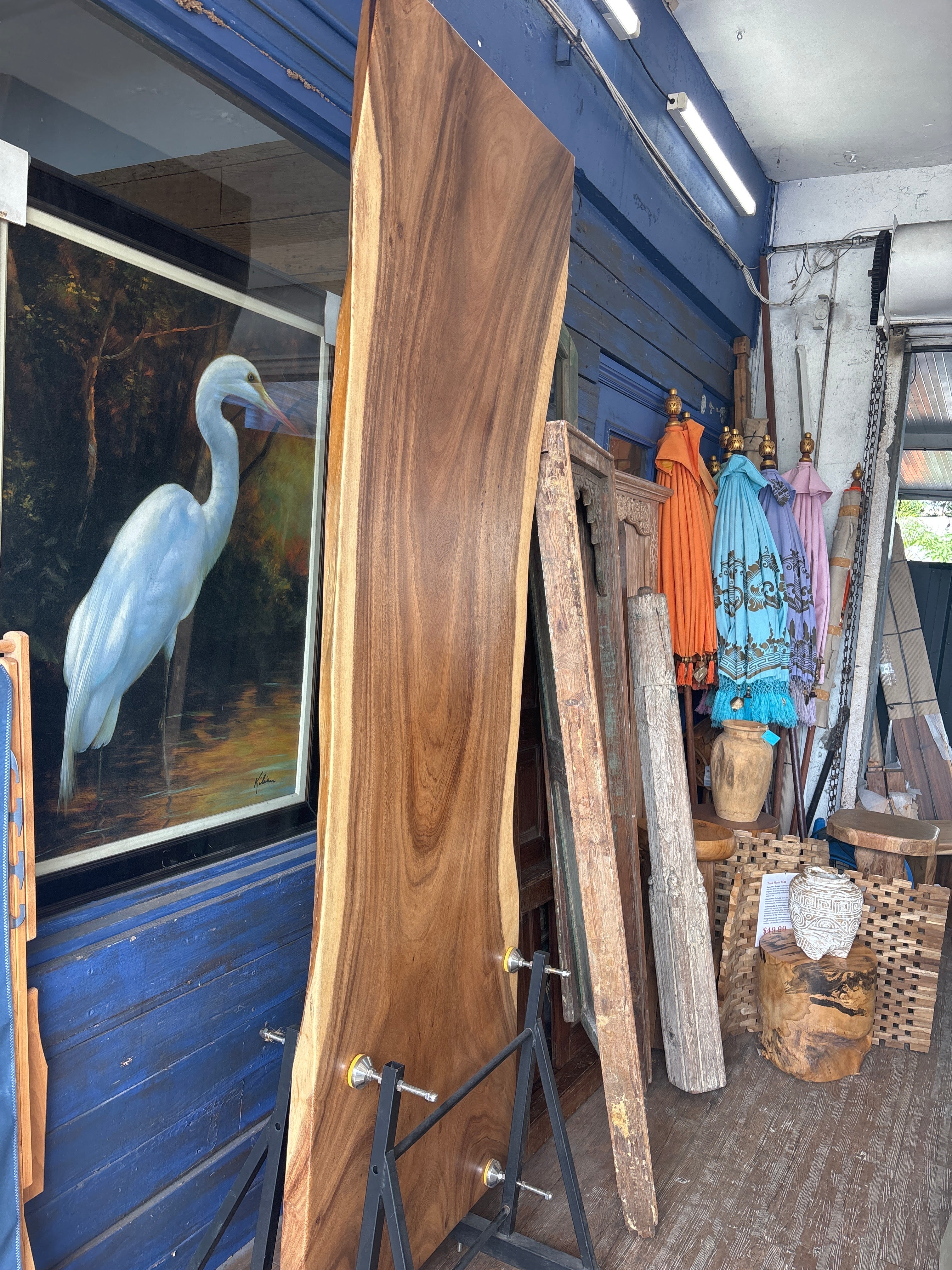 Suar Slab Top Table The Broward Design Center