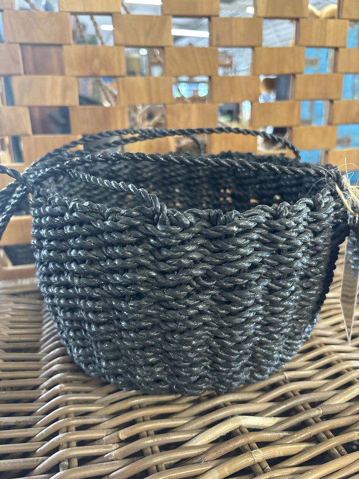 Hanging Black Planter Broward Design Center