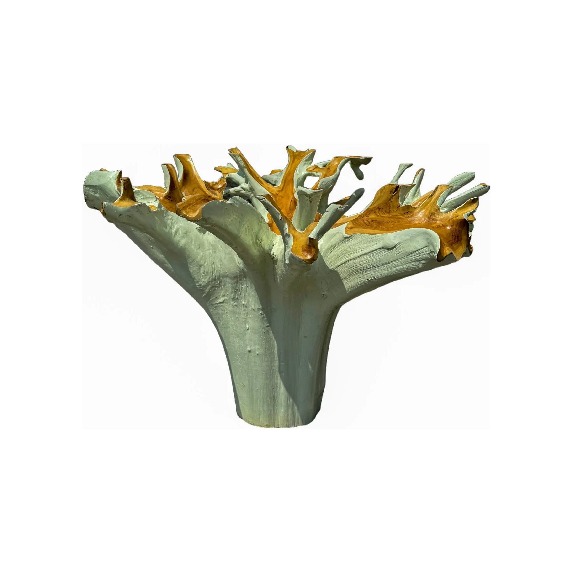 Teak Root Dining Table (A) (White) Broward Design Center