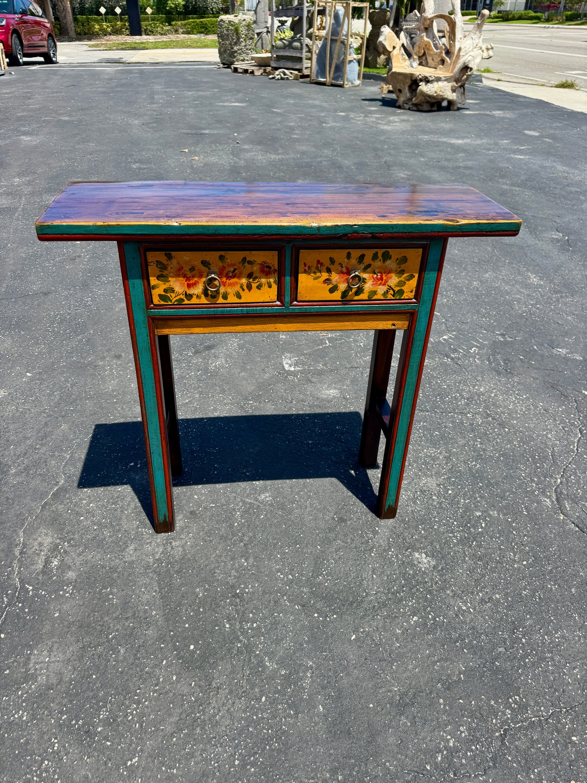 Antique Mongolian Console The Broward Design Center