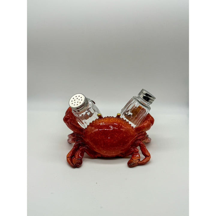 Crab Salt & Pepper Shaker (Red) Broward Design Center