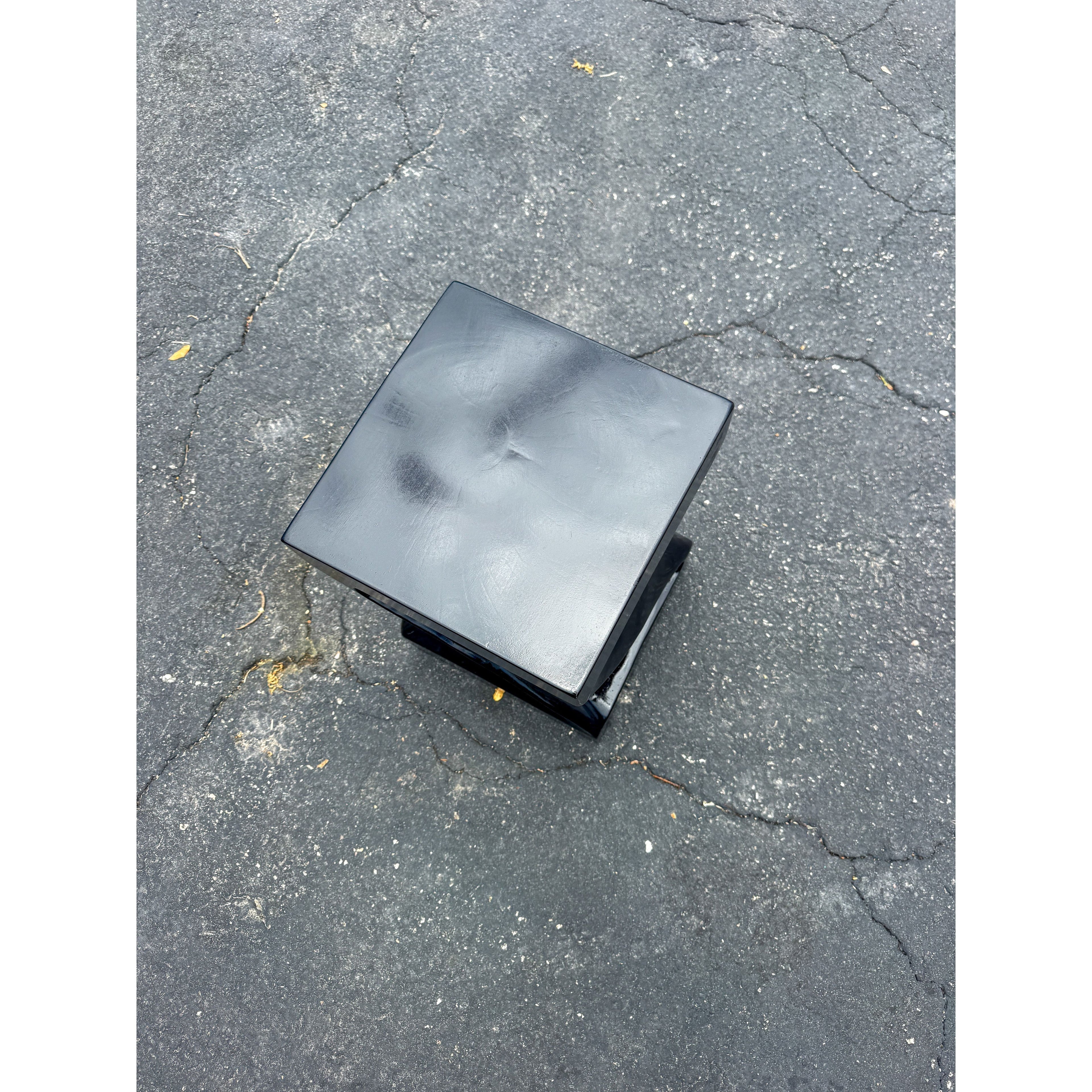 SUAR TWIST STOOL BURN FINISH Anteak