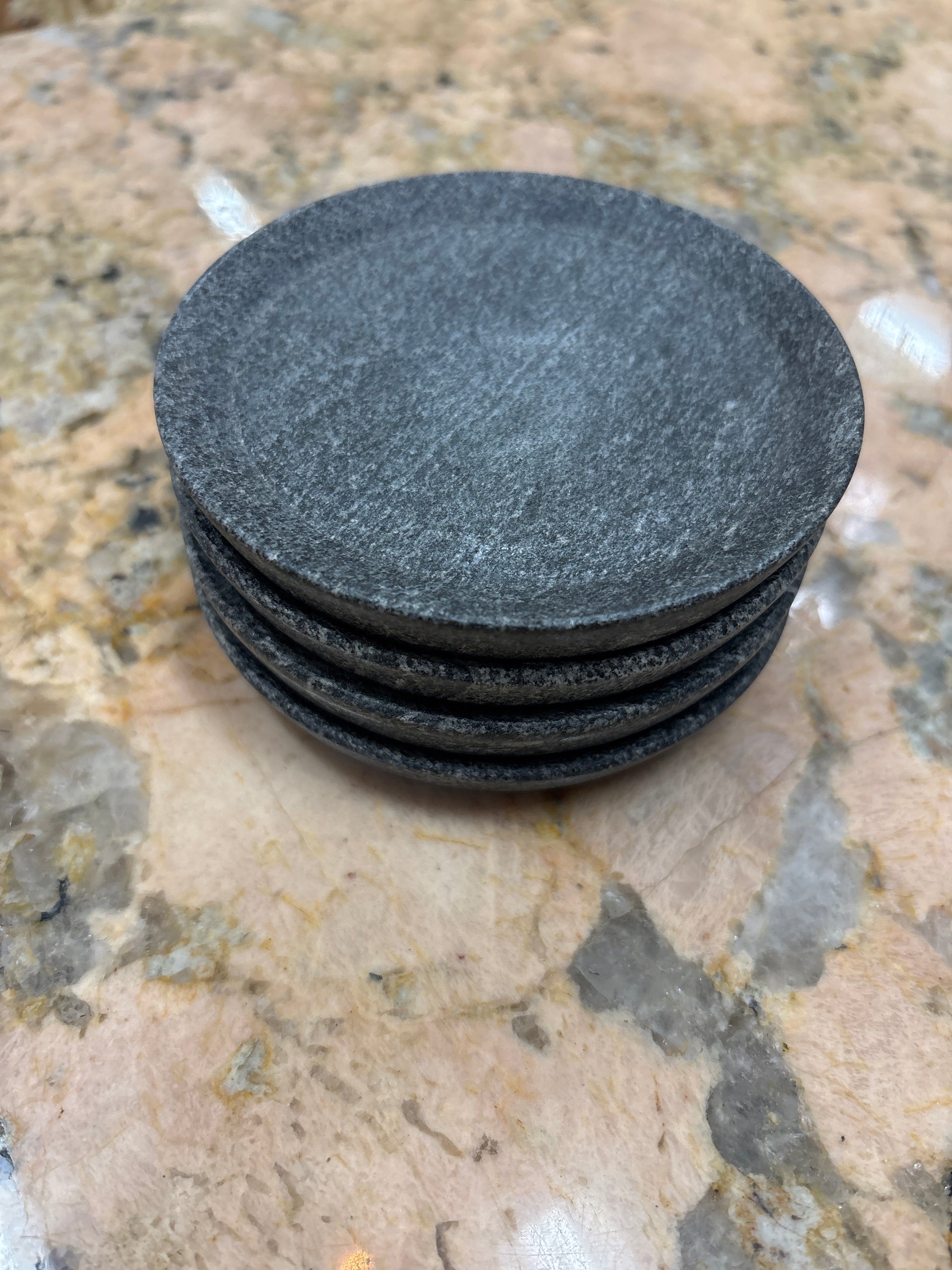 Black Stone Coasters The Broward Design Center