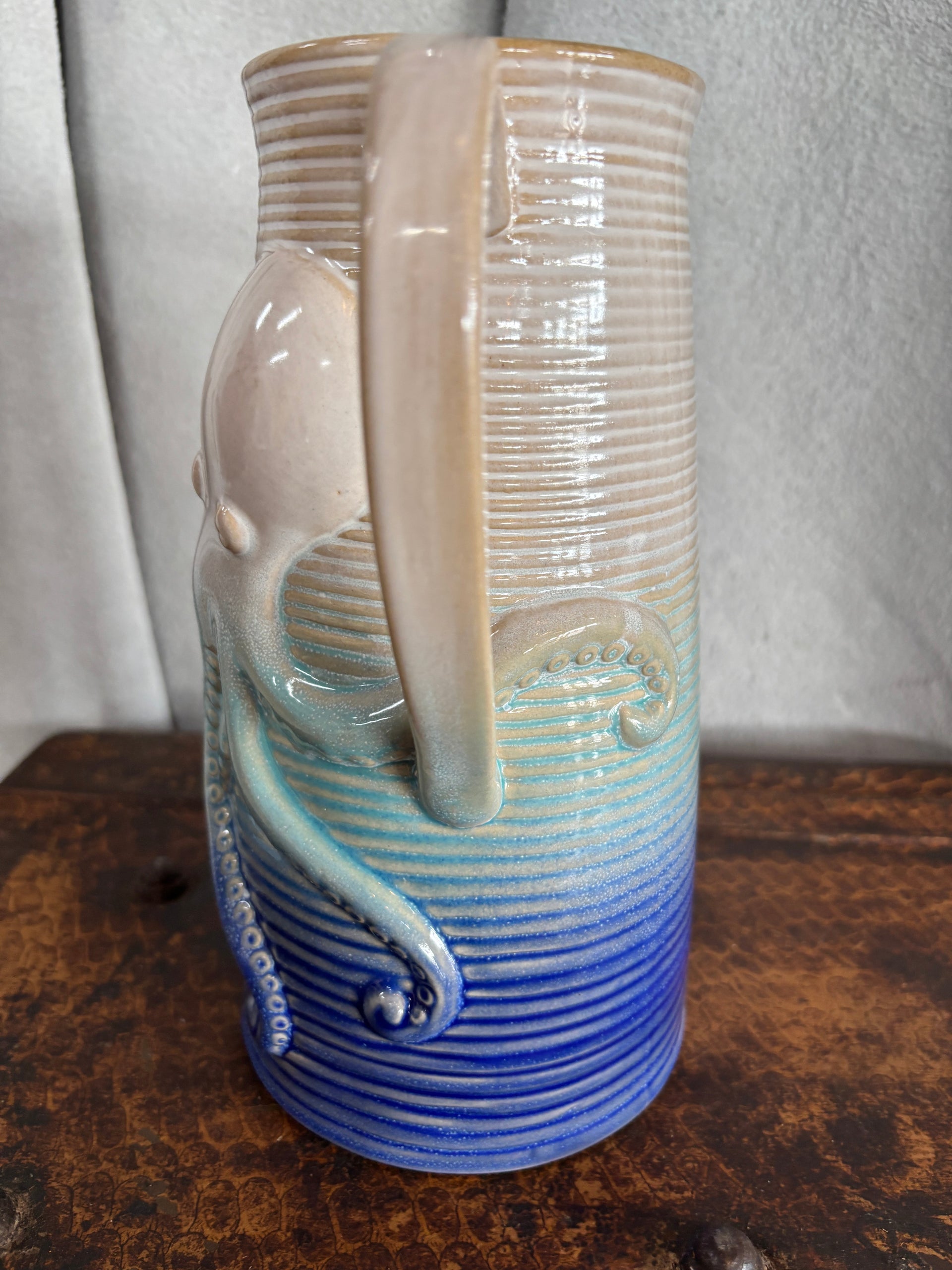 Ceramic Octopus Pitcher The Broward Design Center