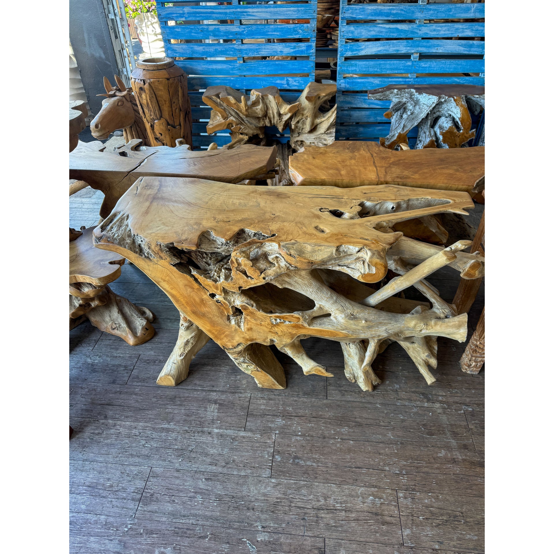 XL Teak Root Console Anteak