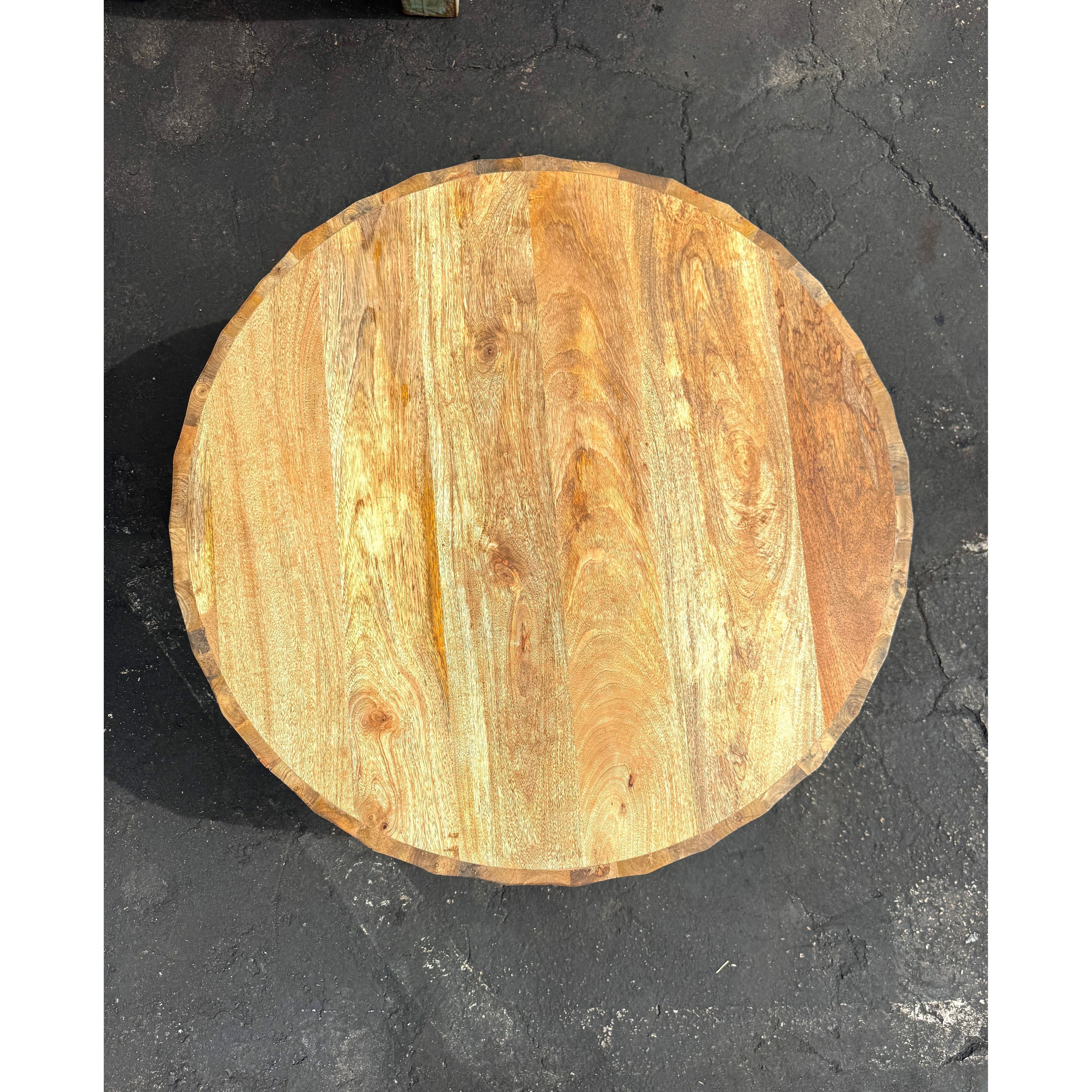 W/D Coffee Table - 34 x 34 x 18 in India Sourcing