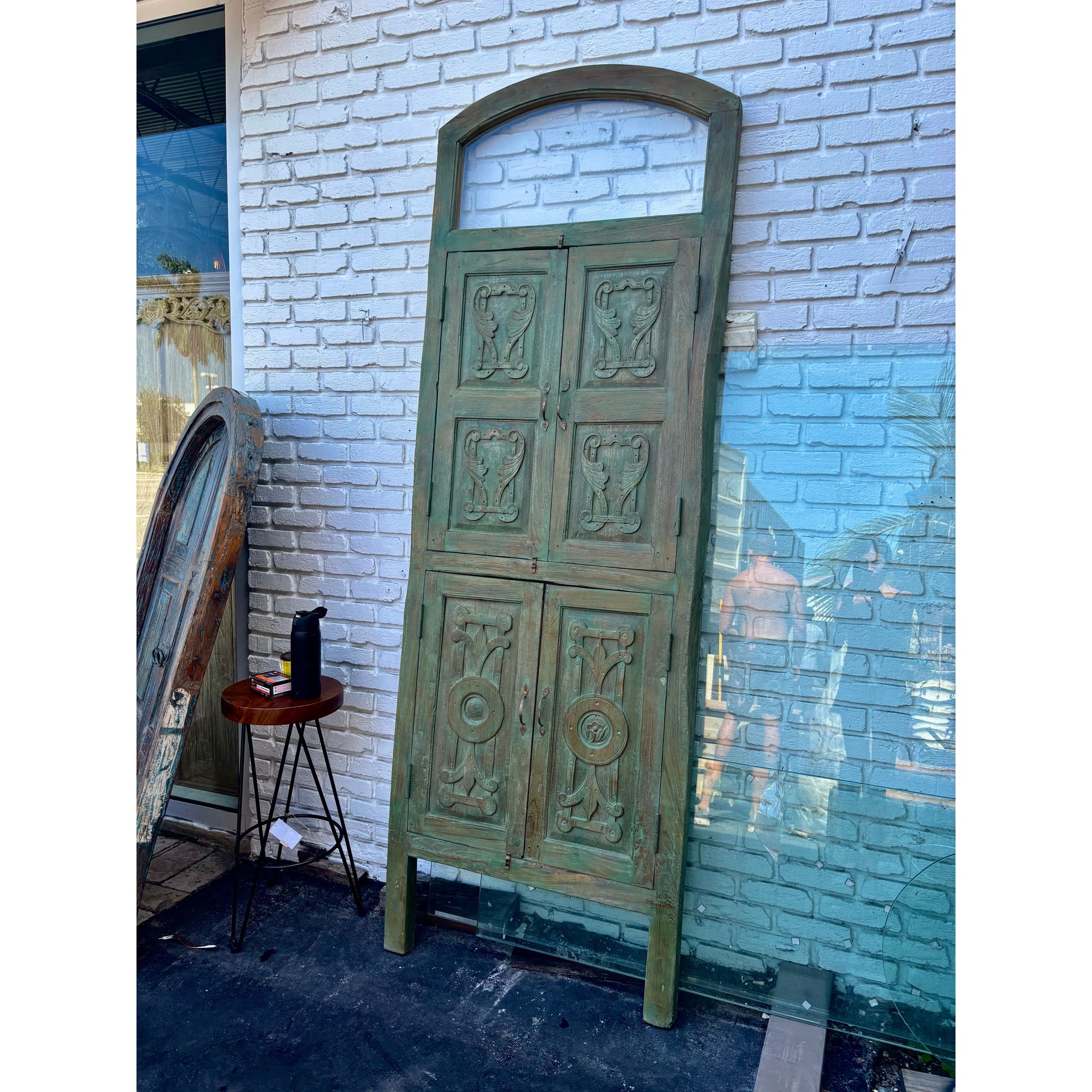 W/D Door With Glass - 35 x 2 x 101 in India Sourcing