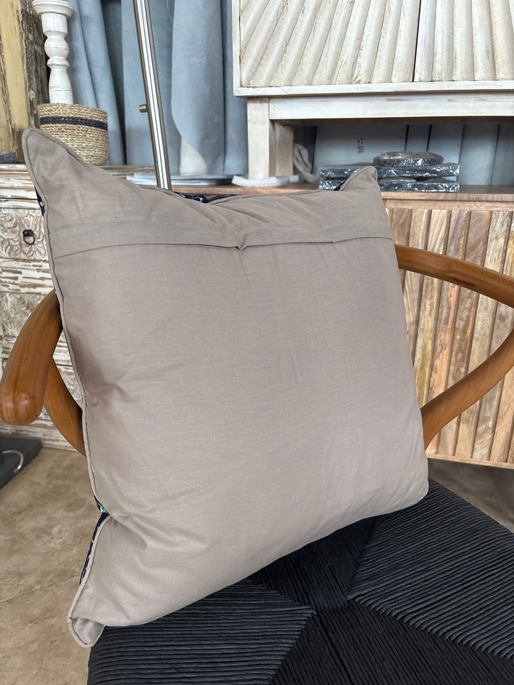 Blue Polka Dot Pillow The Broward Design Center