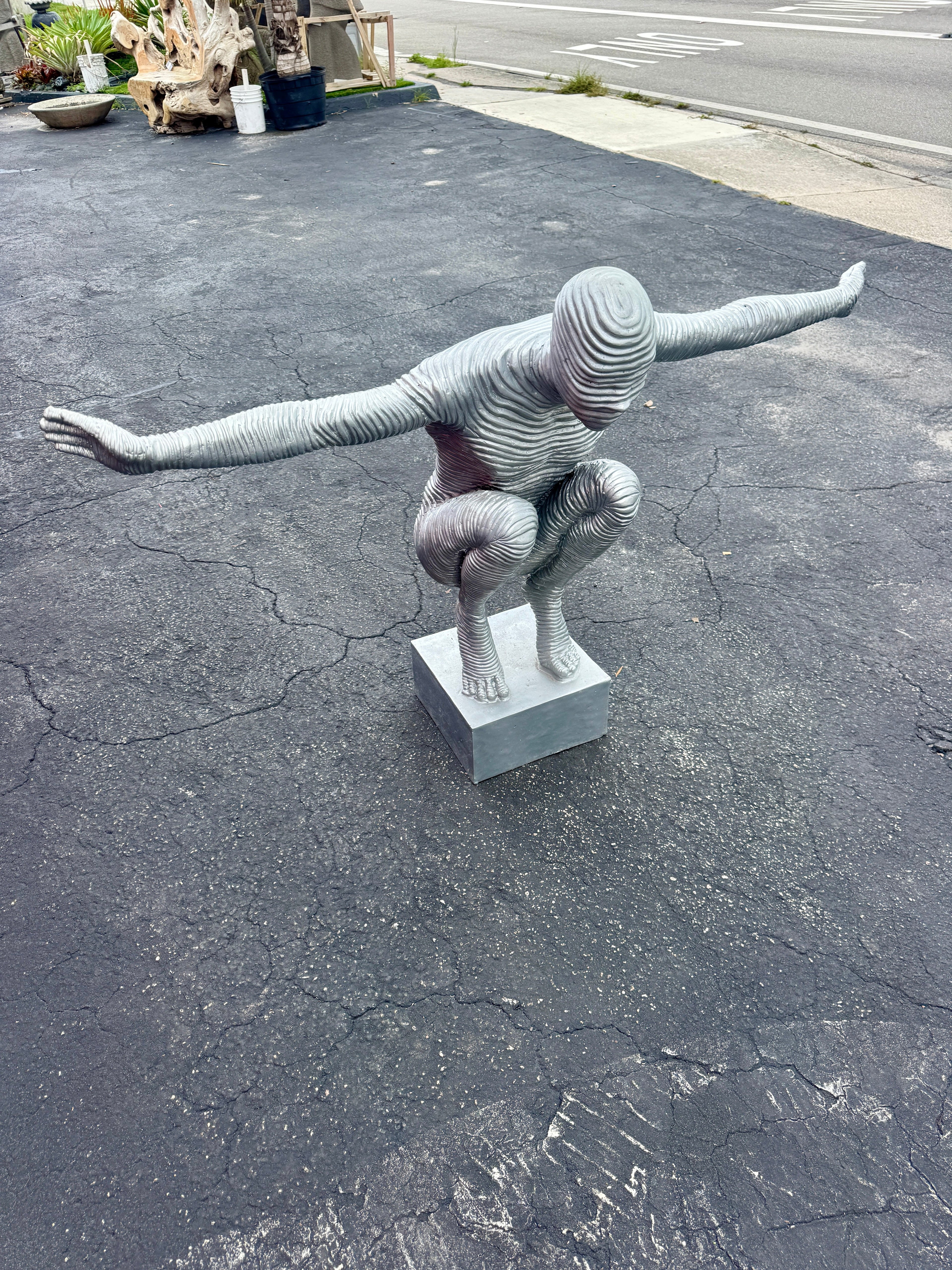 Outstretched Arms Sculpture, Aluminum, Large The Broward Design Center