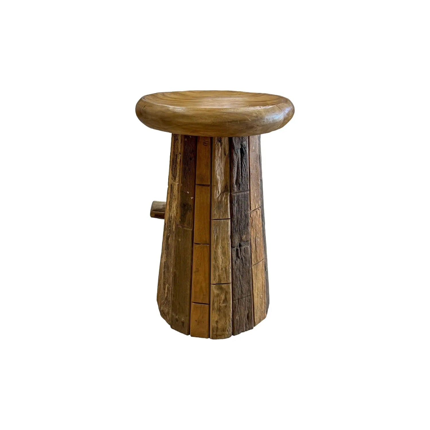Recycled Teak Bar Stool Broward Design Center