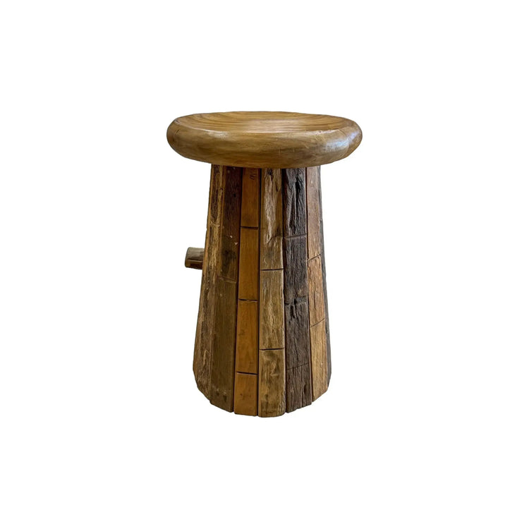 Recycled Teak Bar Stool Broward Design Center