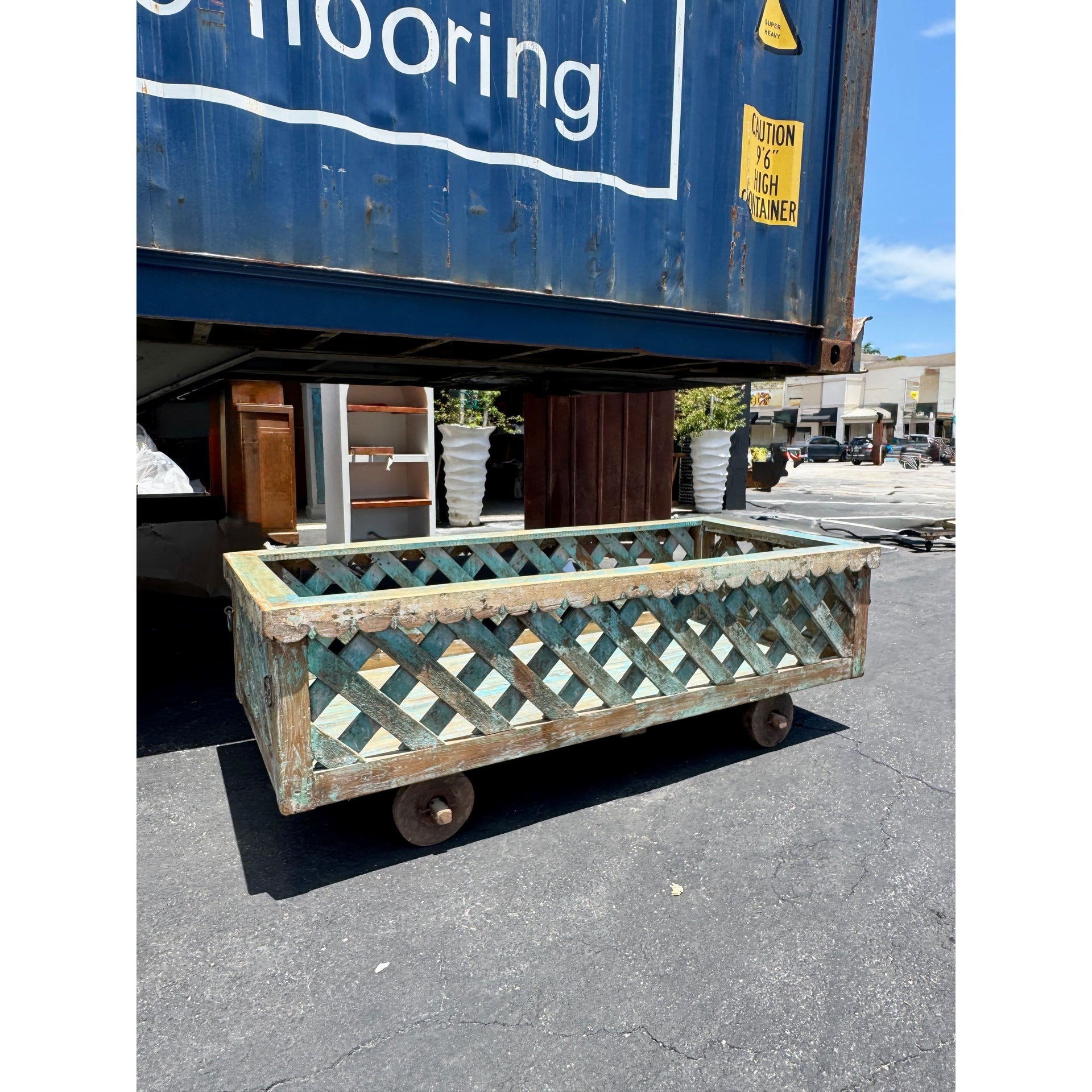 W/D Basket With Whil - 67 x 30 x 24 in India Sourcing