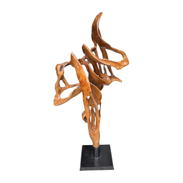 Teak Sculpture Broward Design Center