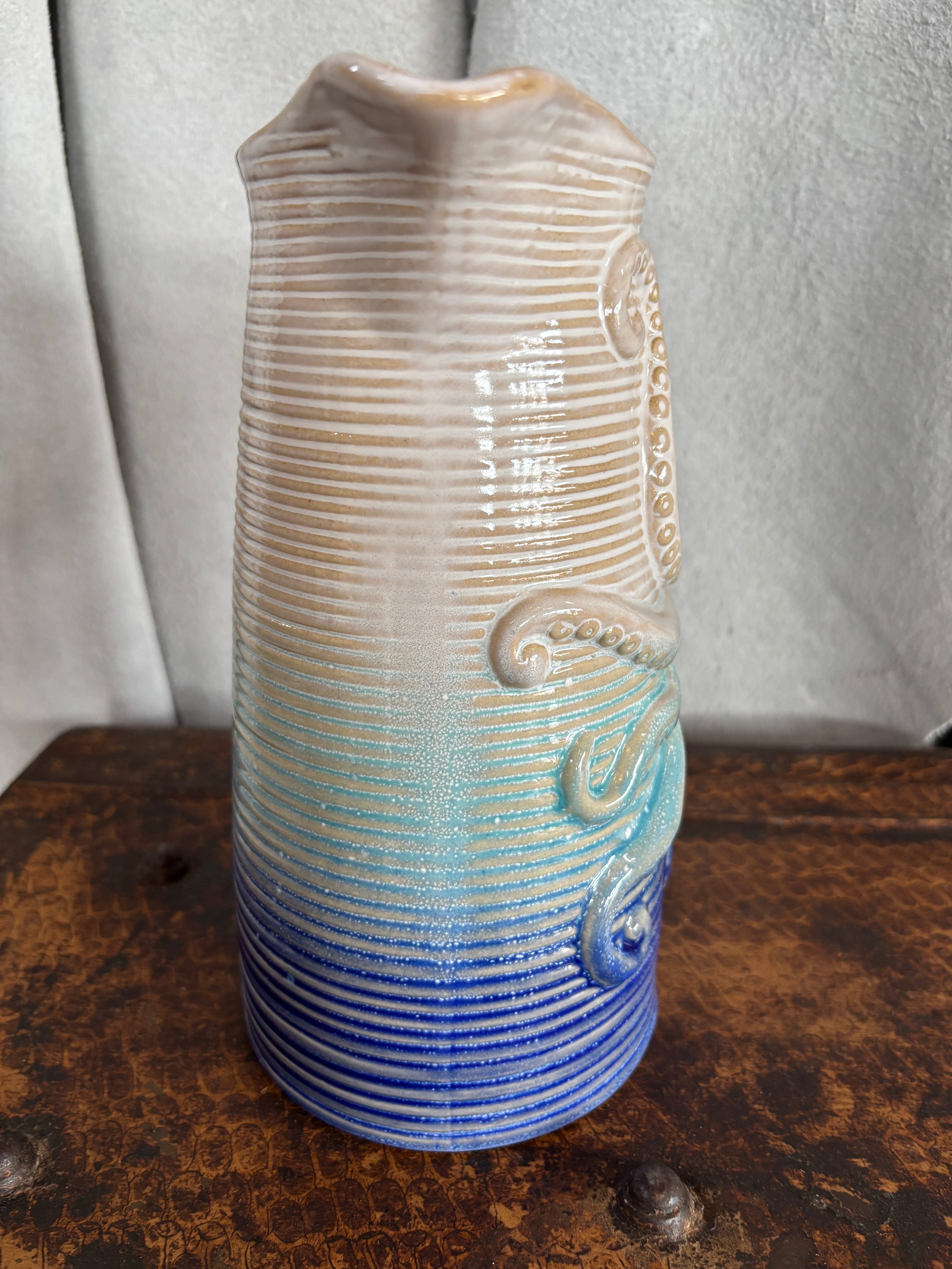 Ceramic Octopus Pitcher The Broward Design Center
