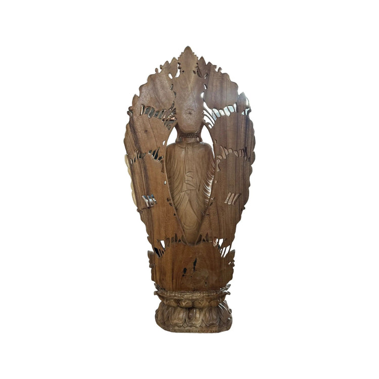 (Copy) Teak Buddha Vitarka Mudra Position (A) Broward Design Center