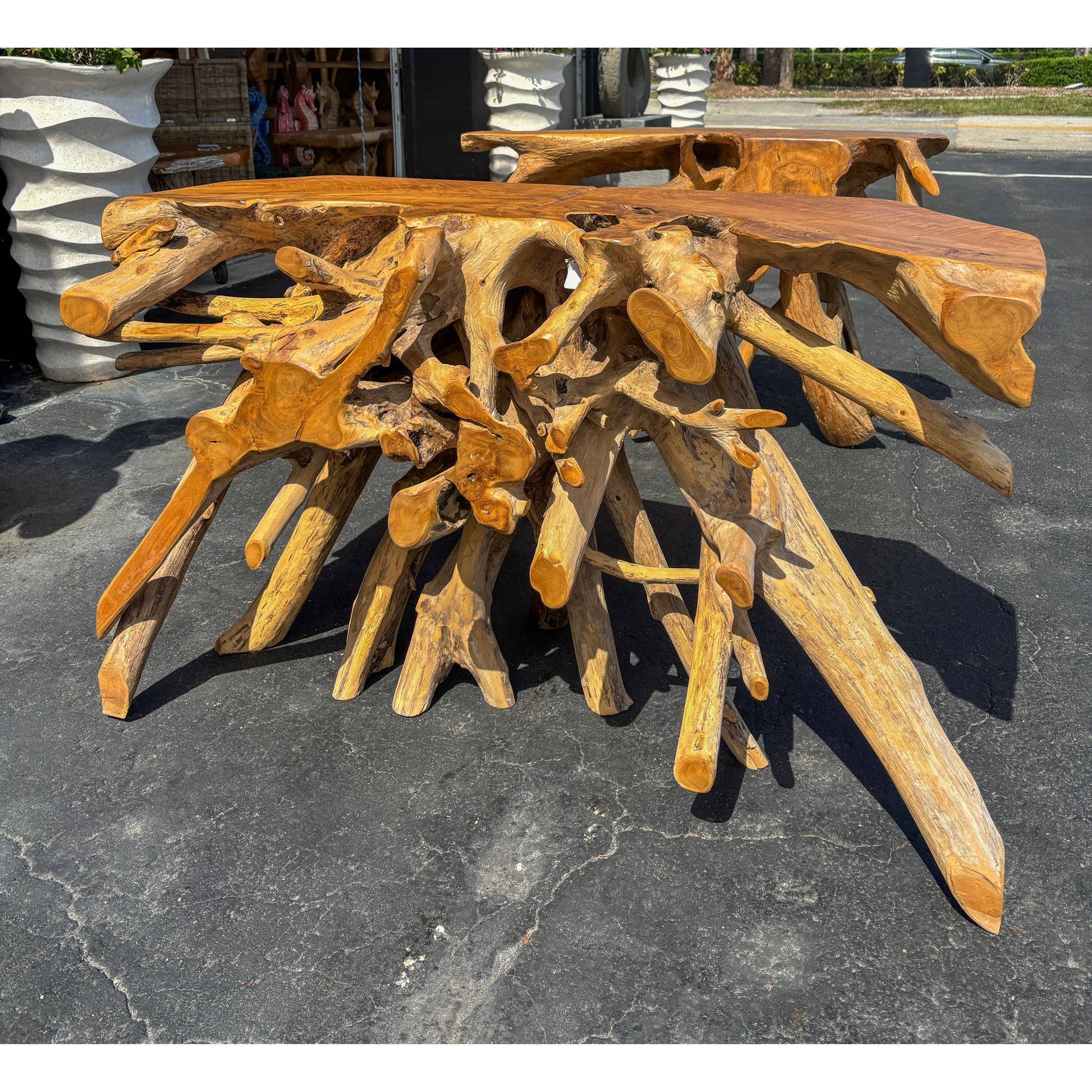 Teak Root Console (1) The Broward Design Center
