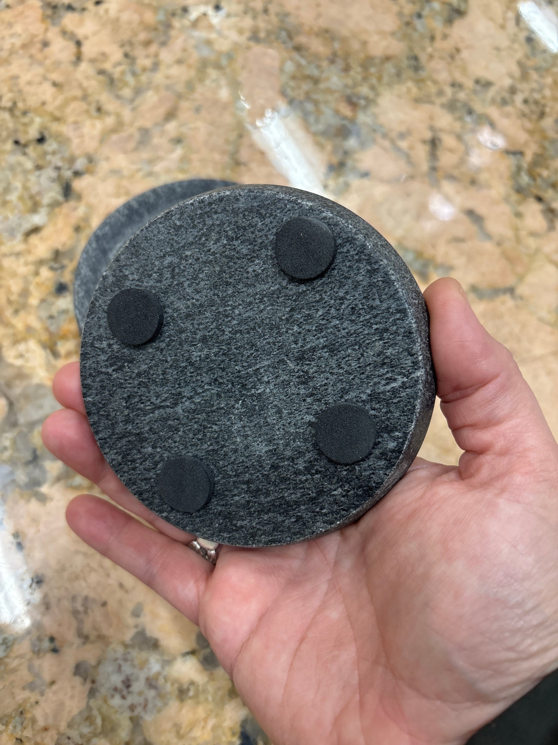 Black Stone Coasters The Broward Design Center