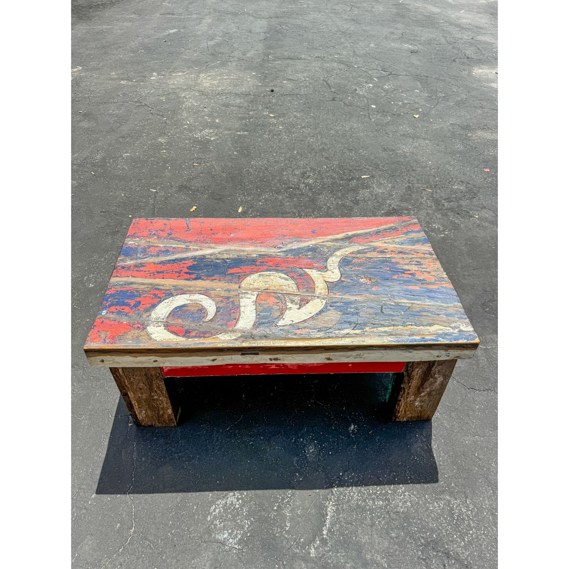RECYCLED BOAT COFFEE TABLE Anteak