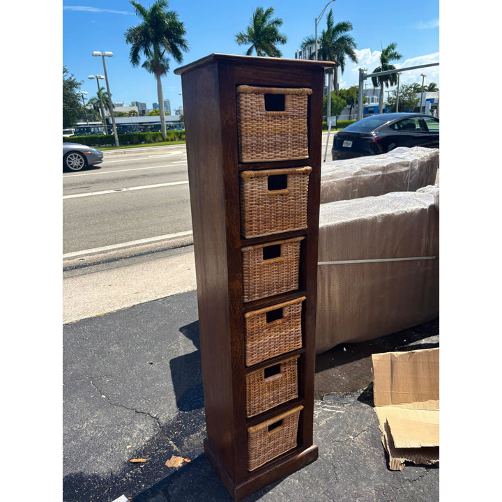 W/D Drawer Chest - 16 x 12 x 59 in India Sourcing