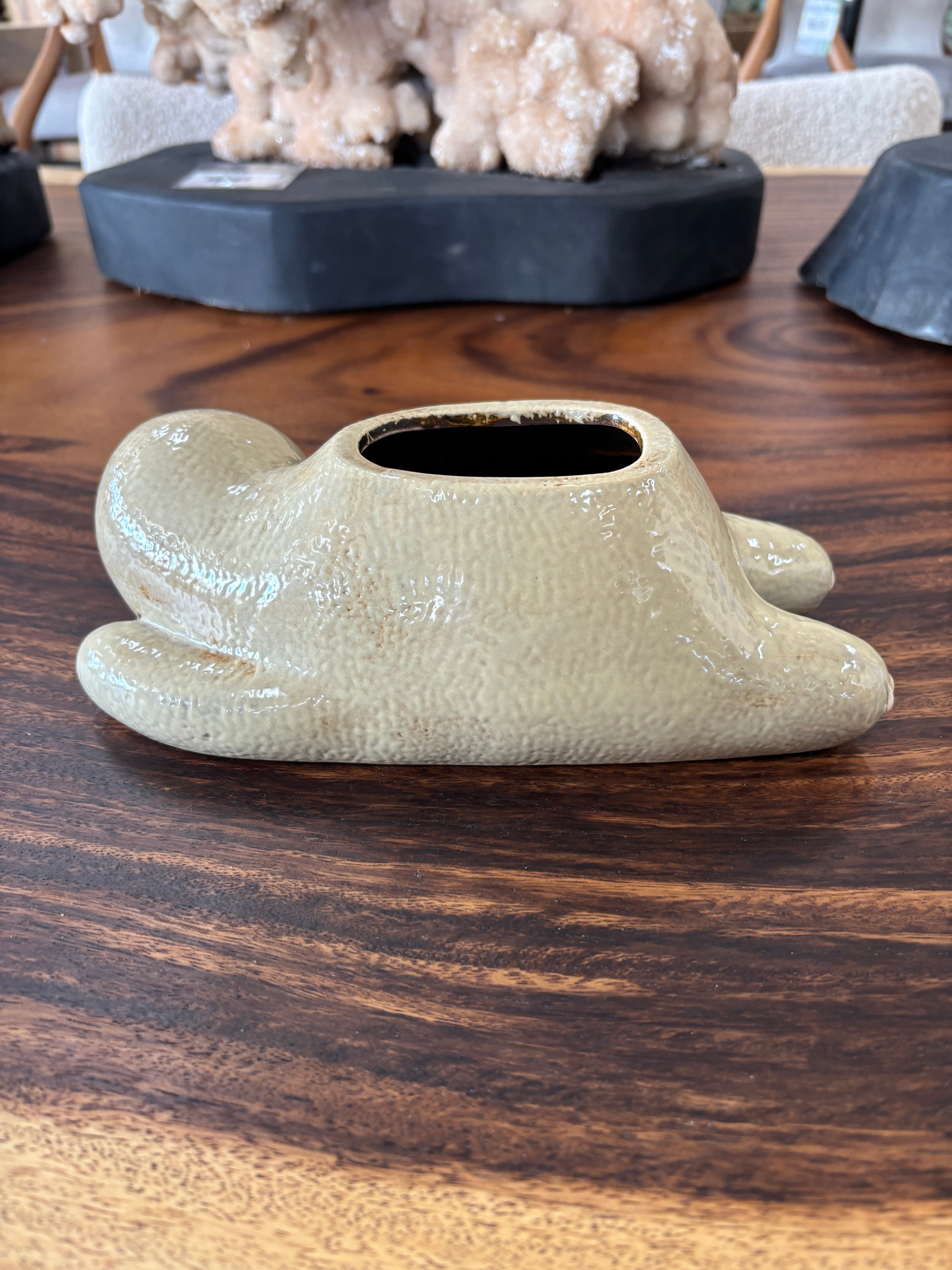 Ceramic Sloth Pot The Broward Design Center