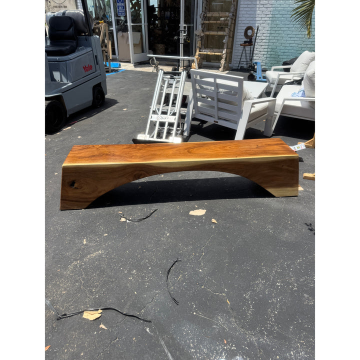 SOLID SUAR ARCH BENCH Anteak