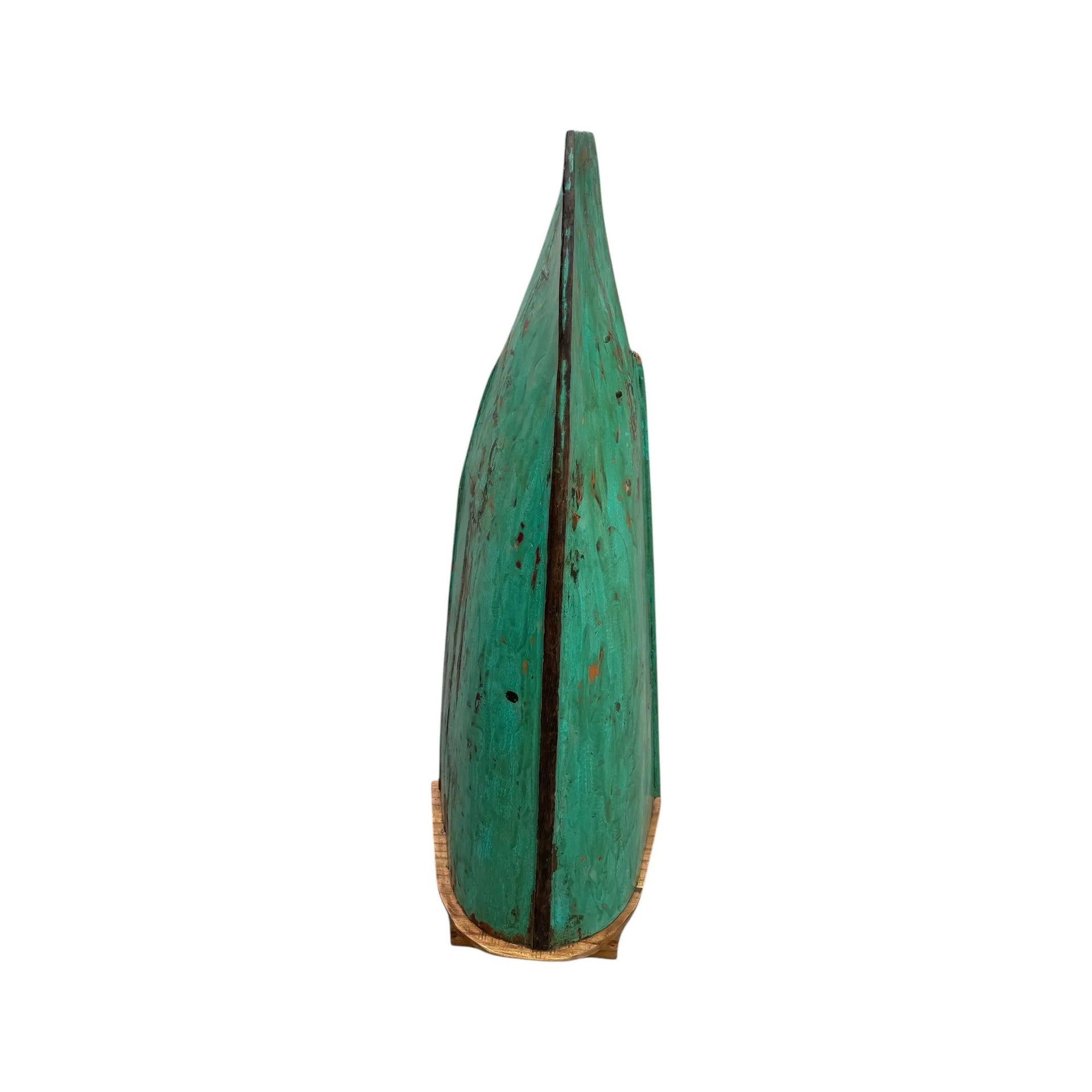 Boatwood Canoe Wine Rack (B) The Broward Design Center