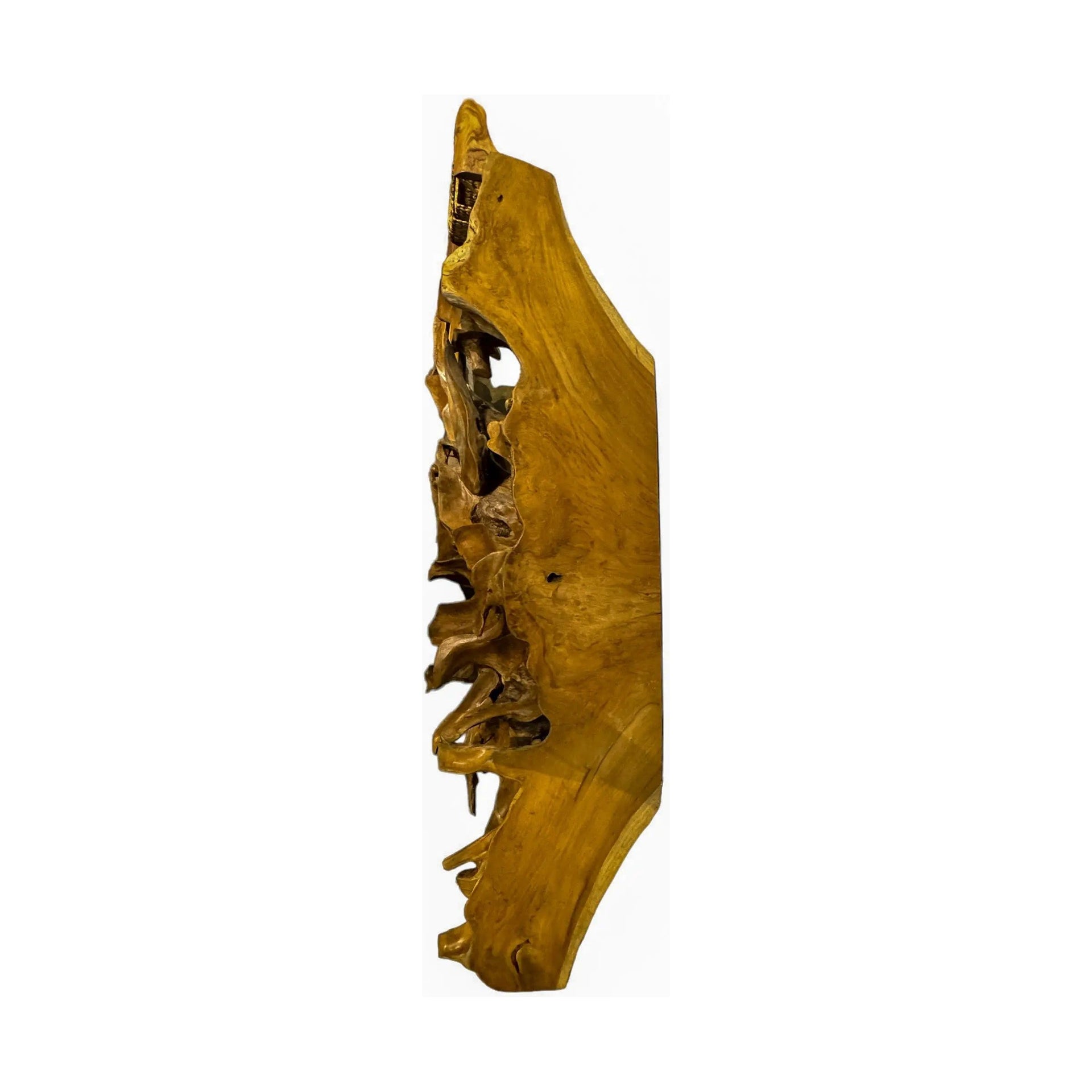 Teak Root Console With Carving Deco XL (H) Broward Design Center