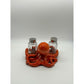 Octopus Salt & Pepper Shaker (Red) Broward Design Center