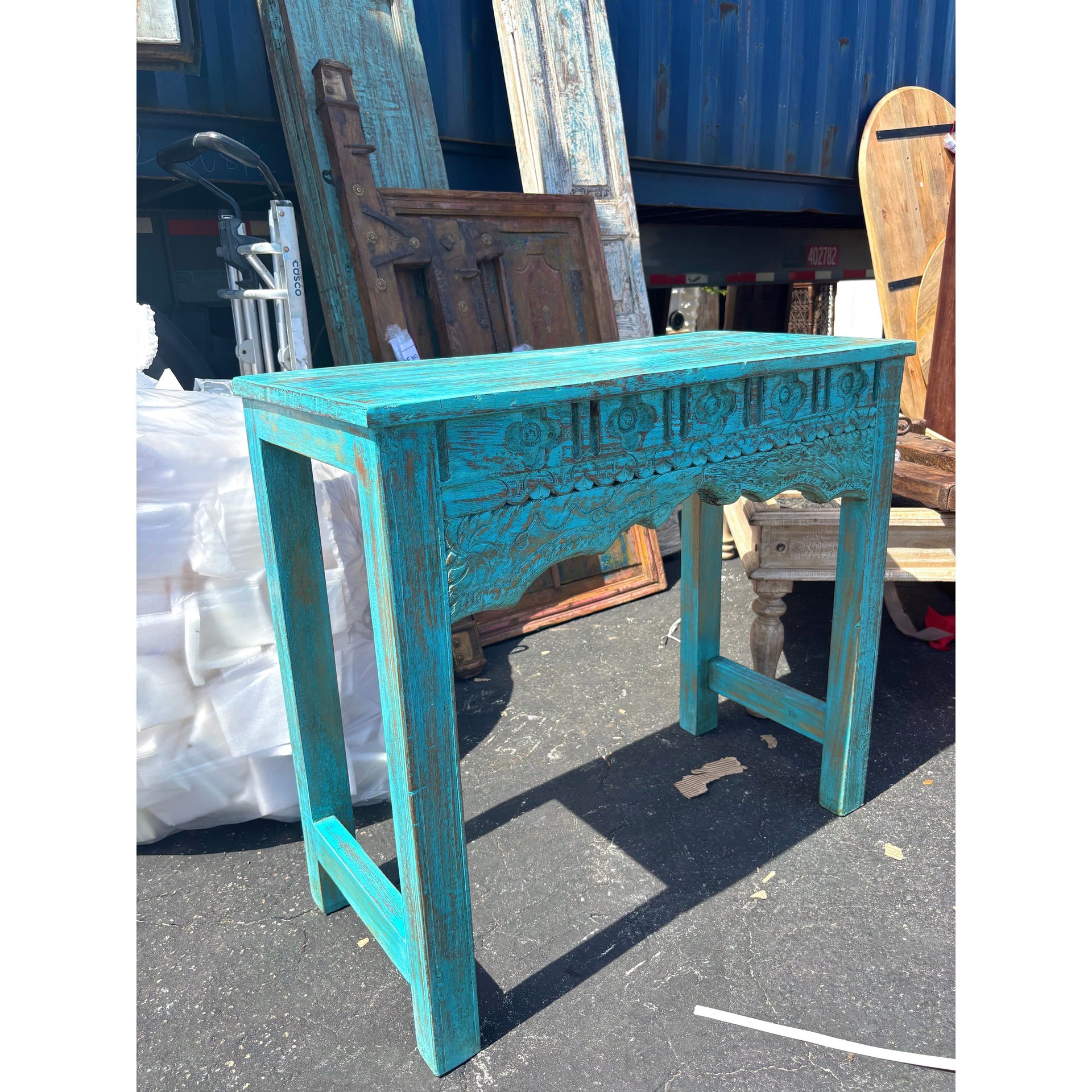 W/D Console Table - 35 x 16 x 32 in India Sourcing
