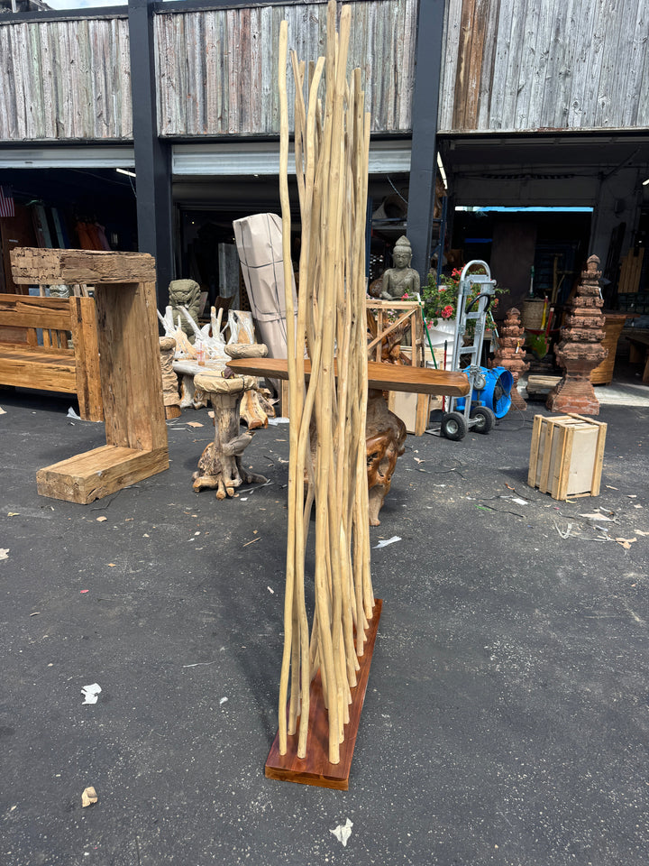 Teak Branch Screen/Divider Broward Design Center