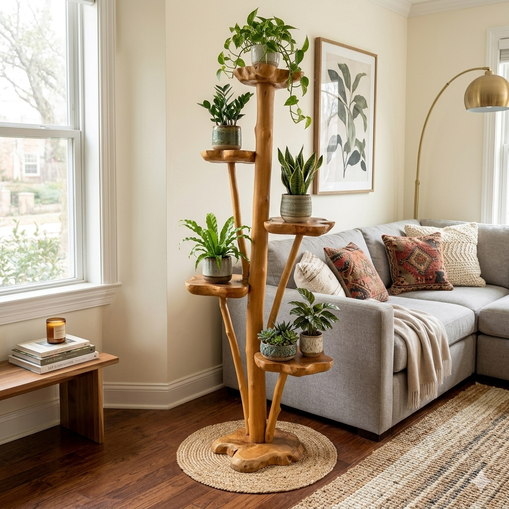 5 Tier Mushroom Display Table (Large)