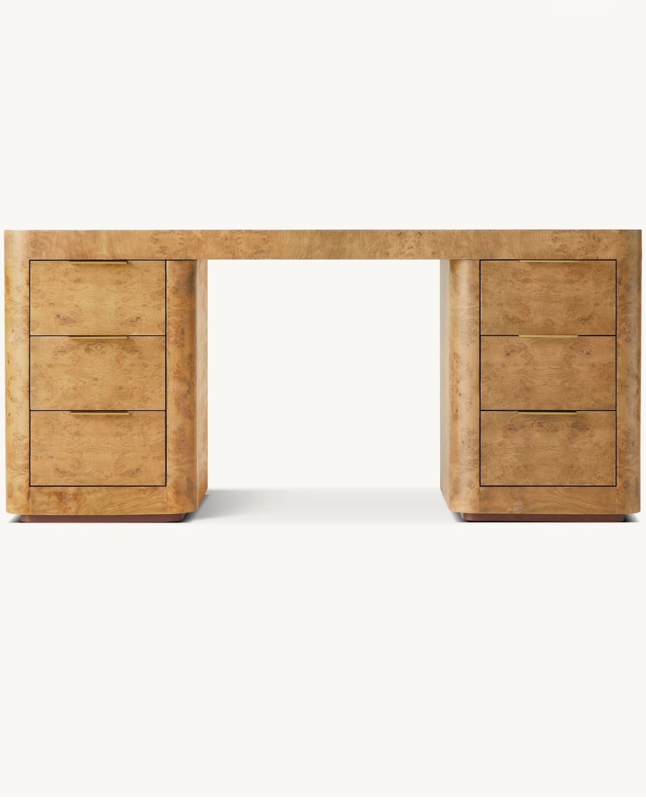 Burl Storage Desk The Broward Design Center