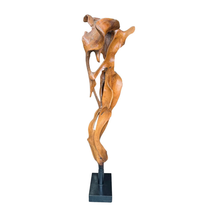 Teak Sculpture Broward Design Center