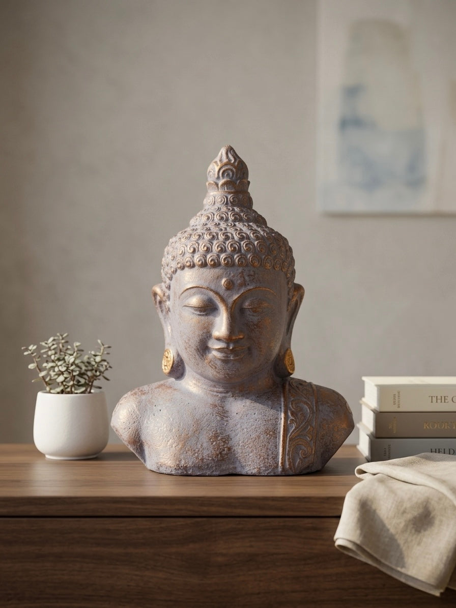 Buddha Head (Small GRC)