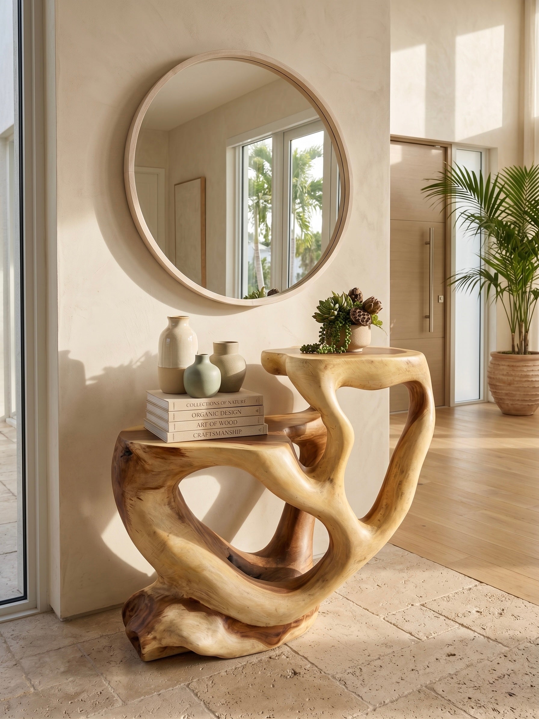 Suar Two Shelf Console
