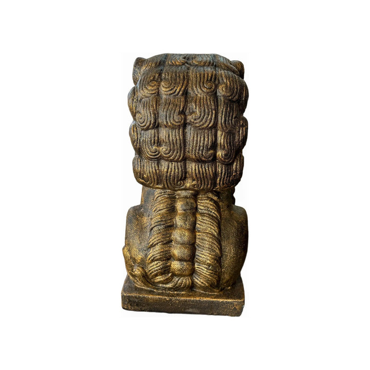GRC Chinese Foo Dog 24” (Gold) Broward Design Center