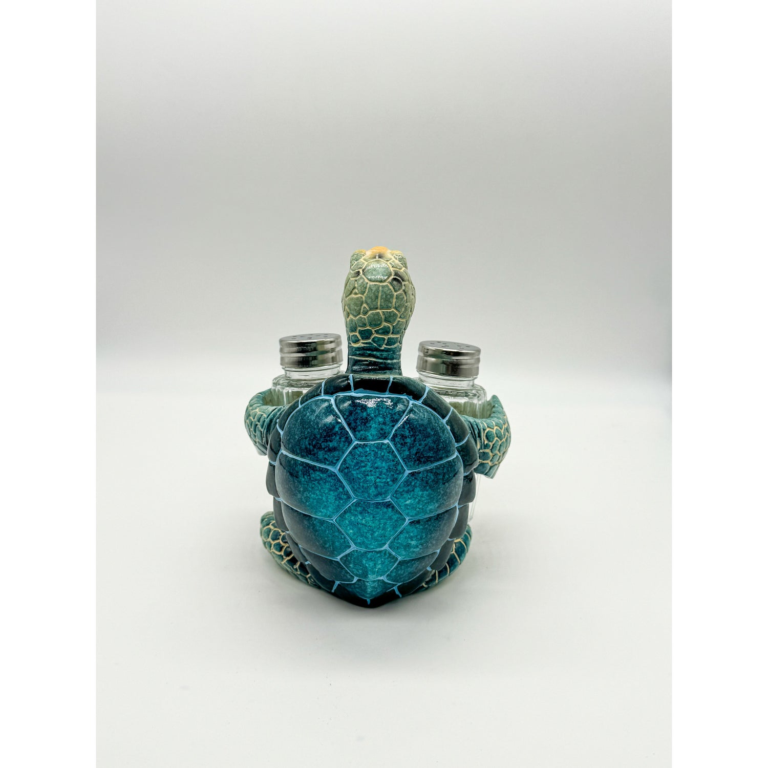 Turtle Salt & Pepper Shaker (Blue) Broward Design Center